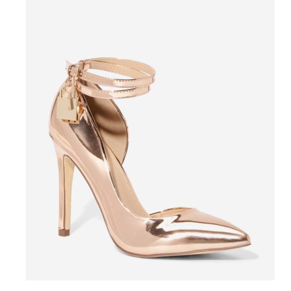 🆕 Rose Gold Pointy Pumps - Picture 2 of 6